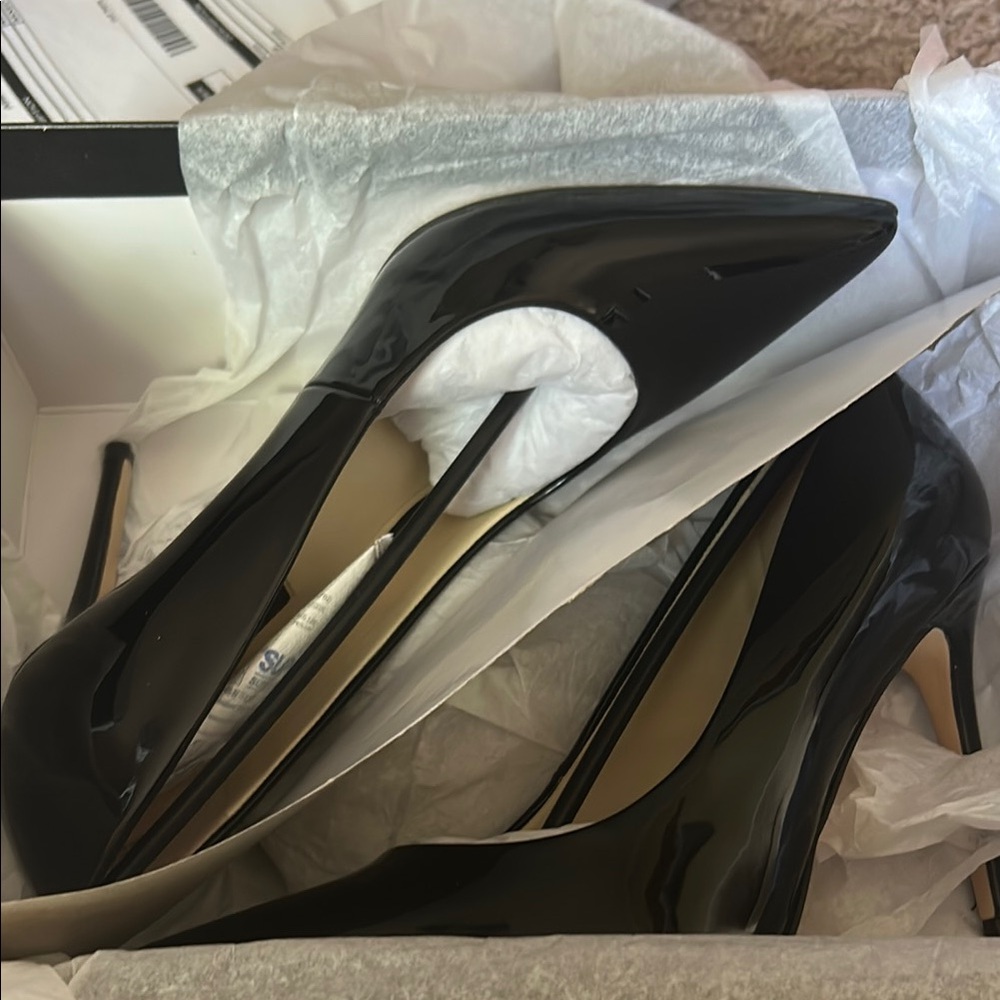 Nine West Black Stiletto Heels